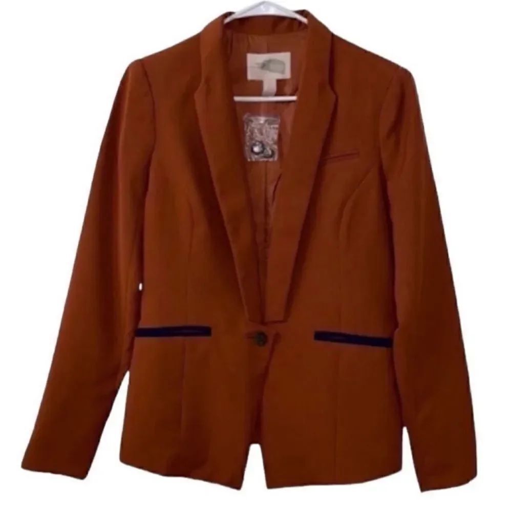 Forever 21 Orange Rust Blazer(Size XS)